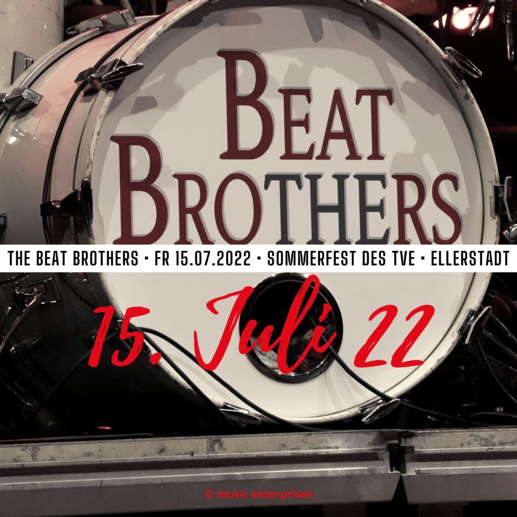 The Beat Brothers auf dem 1. Sommerfest des TV Ellerstadt am 15. Juli 2022