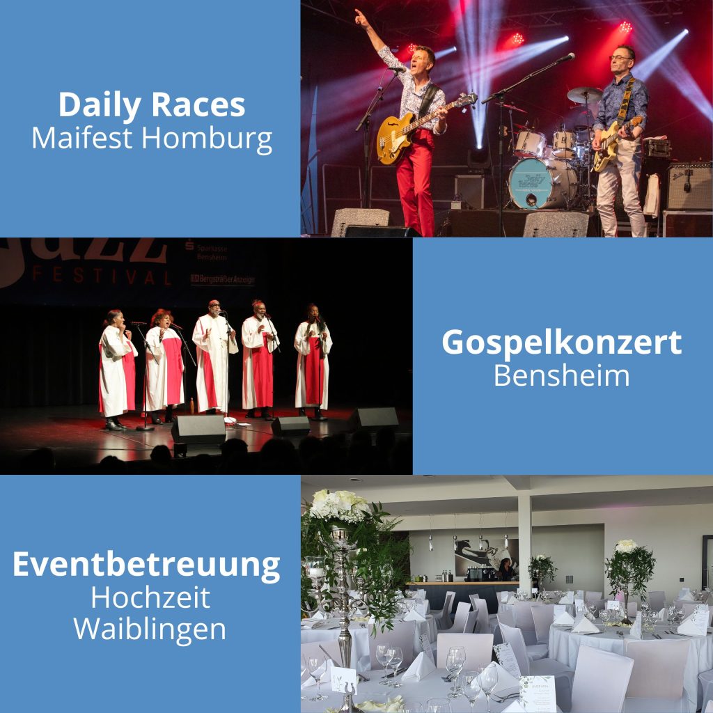 Nachlese 2022: Daily Races, Gospelkonzert und Eventbetreuung.