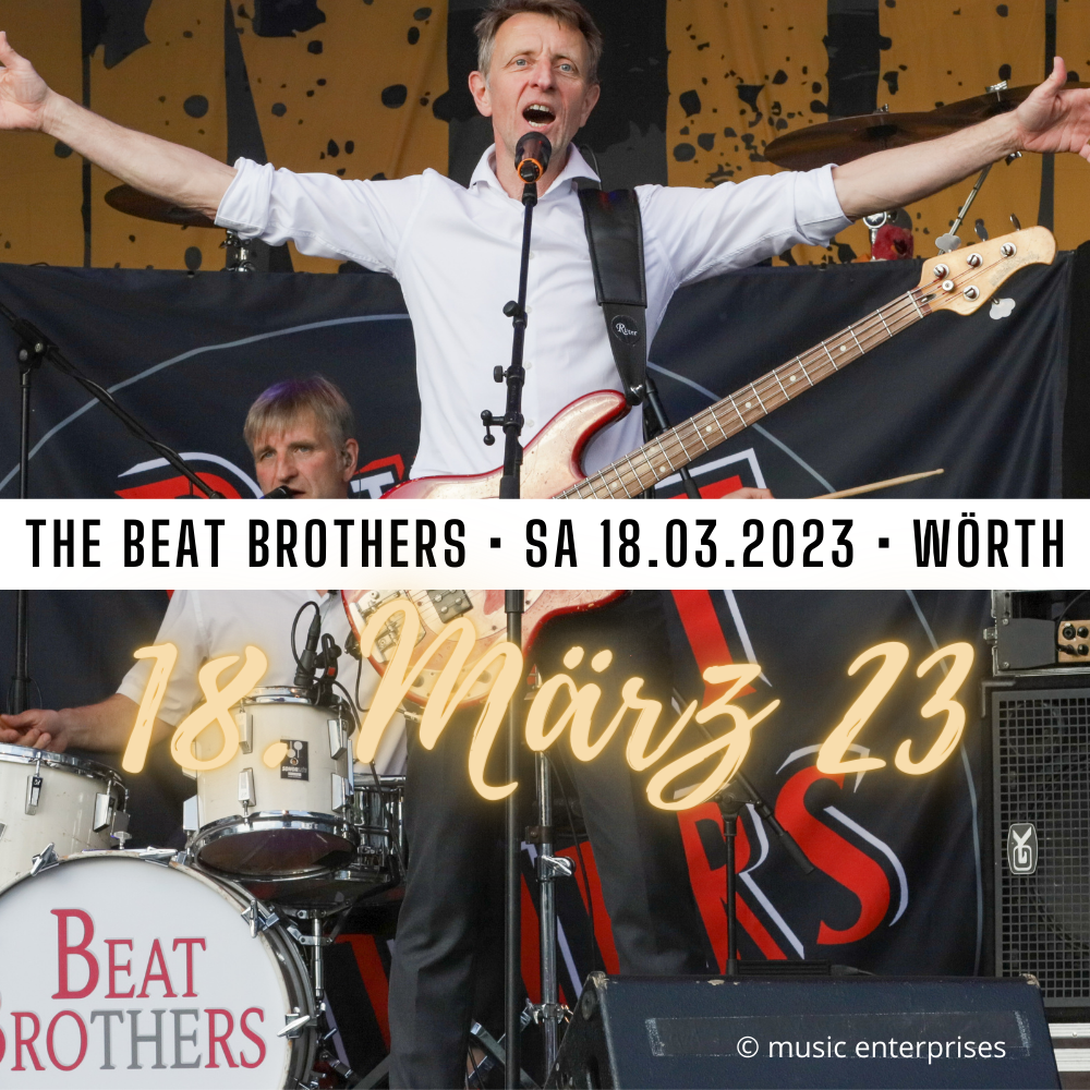 The Beat Brothers am Samstag, 18. März in Wörth