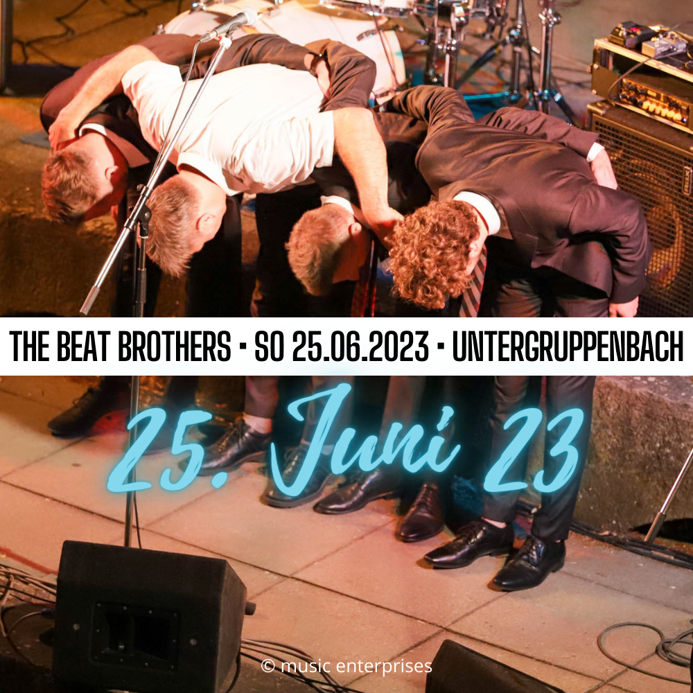 The Beat Brothers am Sonntag, 25. Juni auf Burg Stettenfels