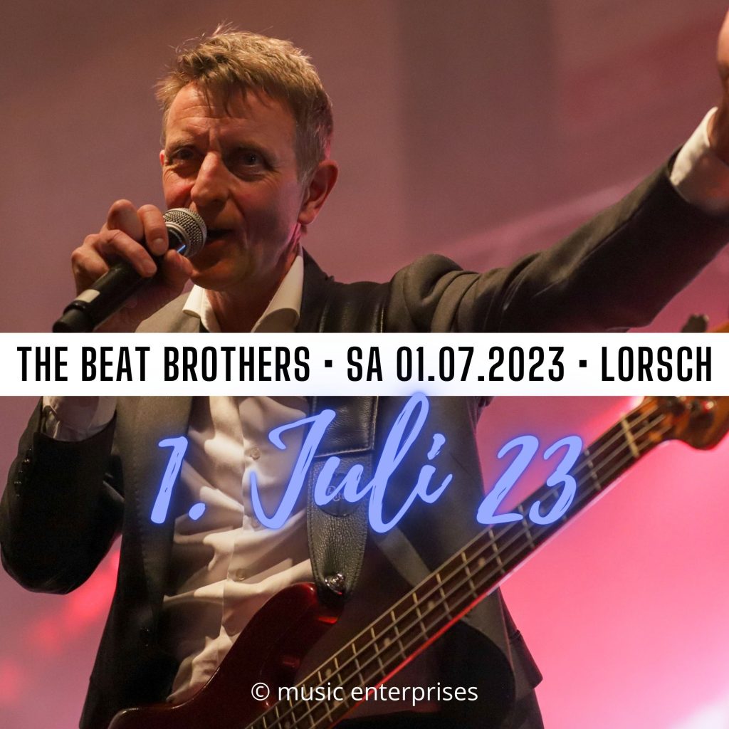 The Beat Brothers auf dem Birkengarten-Festival in Lorsch am Samstag, 1. Juli
