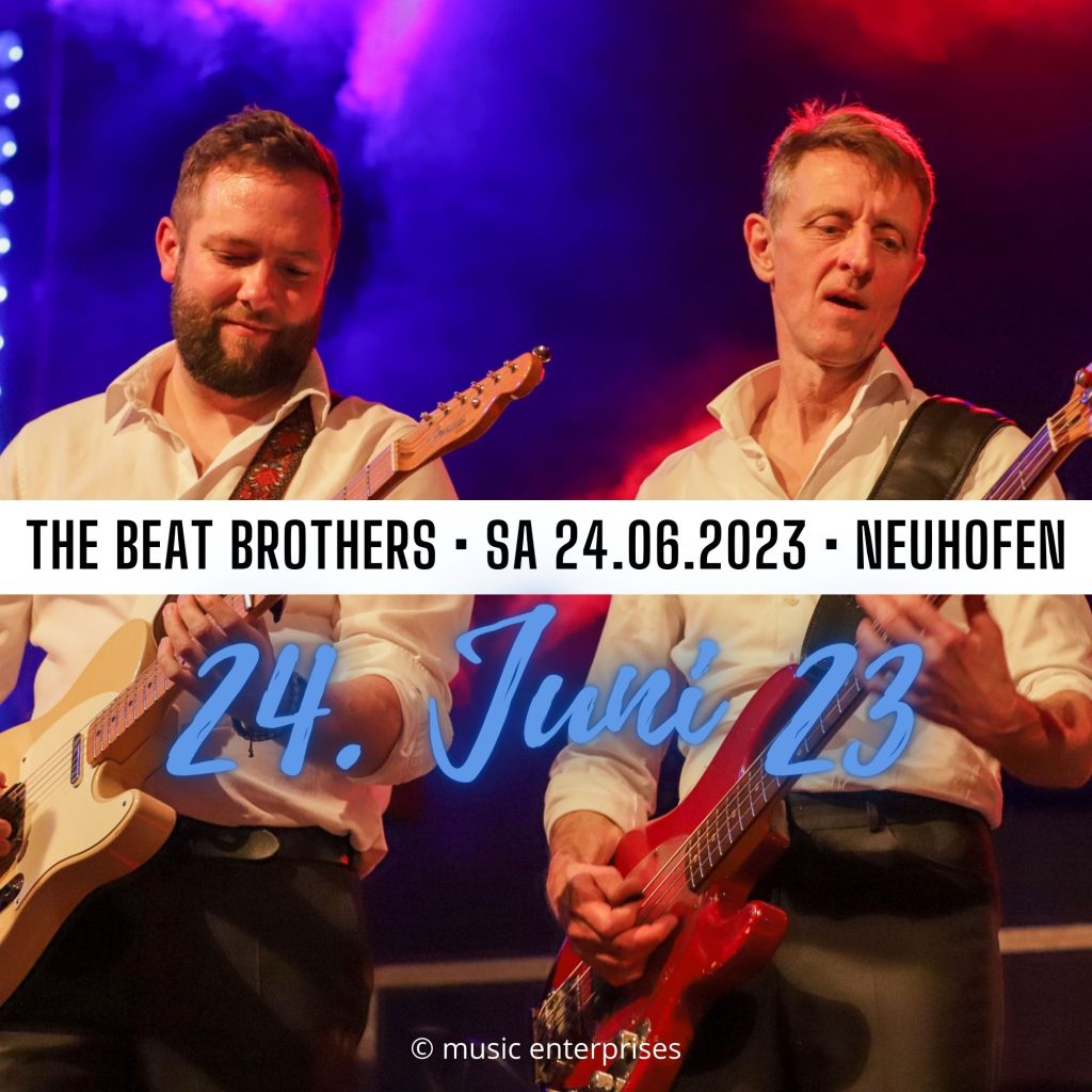 The Beat Brothers auf dem Rehbachfest in Neuhofen am Samstag, 24. Juni