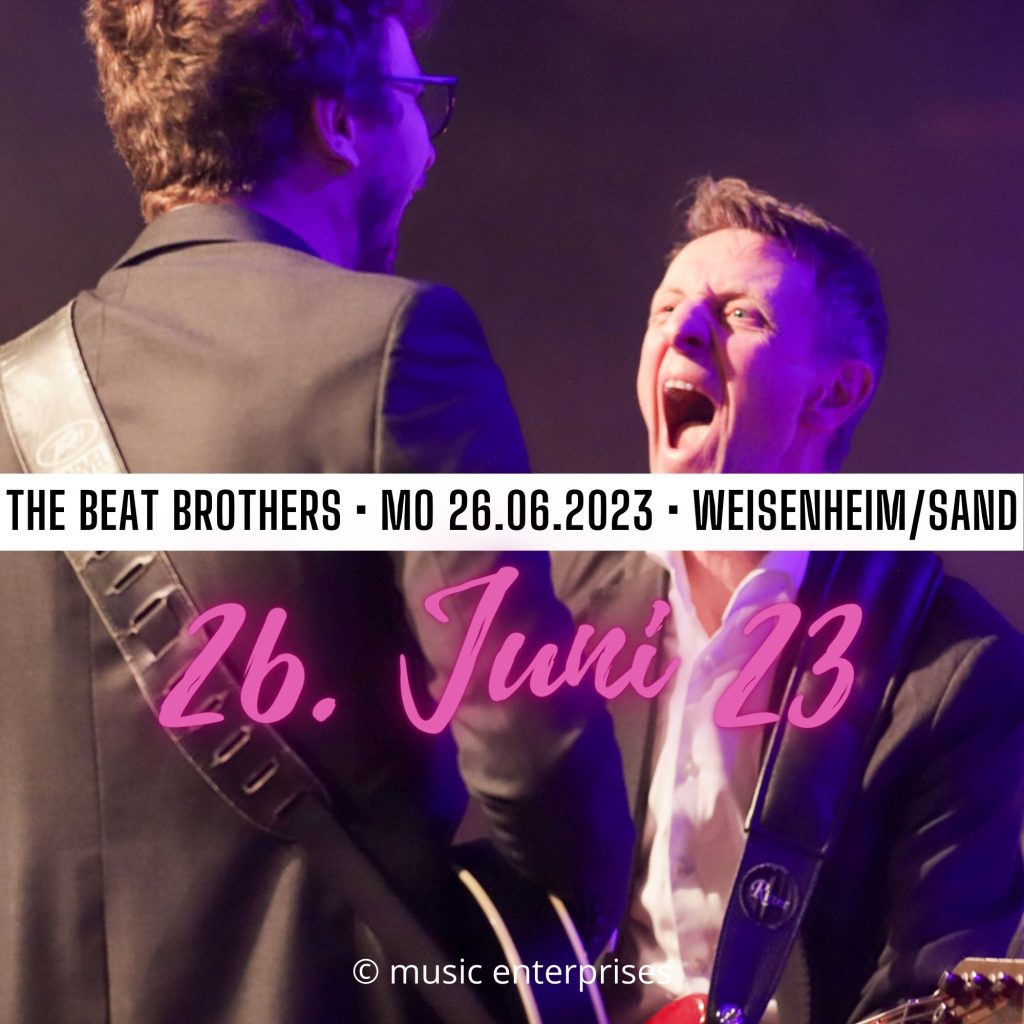 The Beat Brothers auf dem Weinfest unter den Linden in Weisenheim am Sand am Montag, 26. Juni