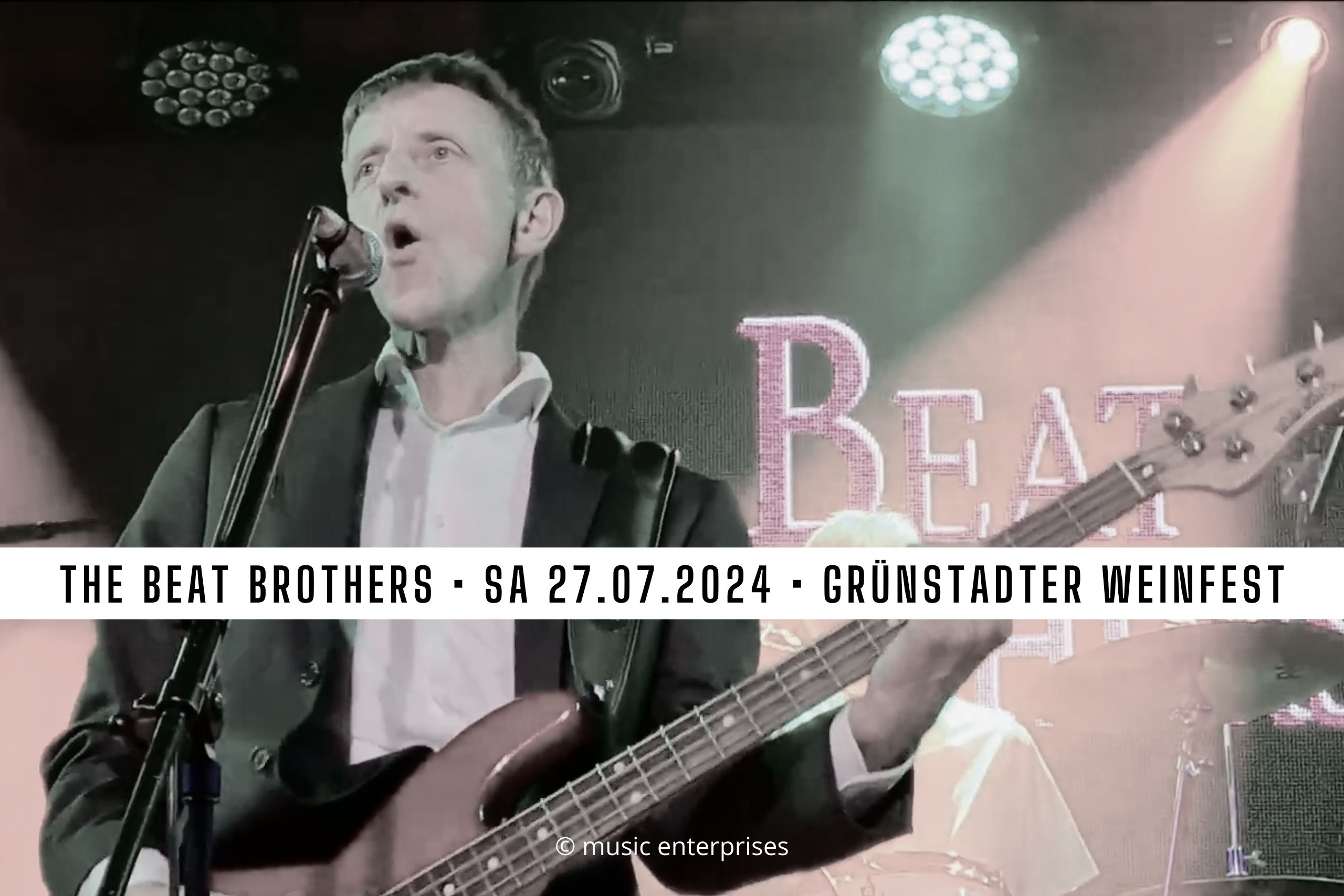 The Beat Brothers beim Grünstadter Weinfest 2024