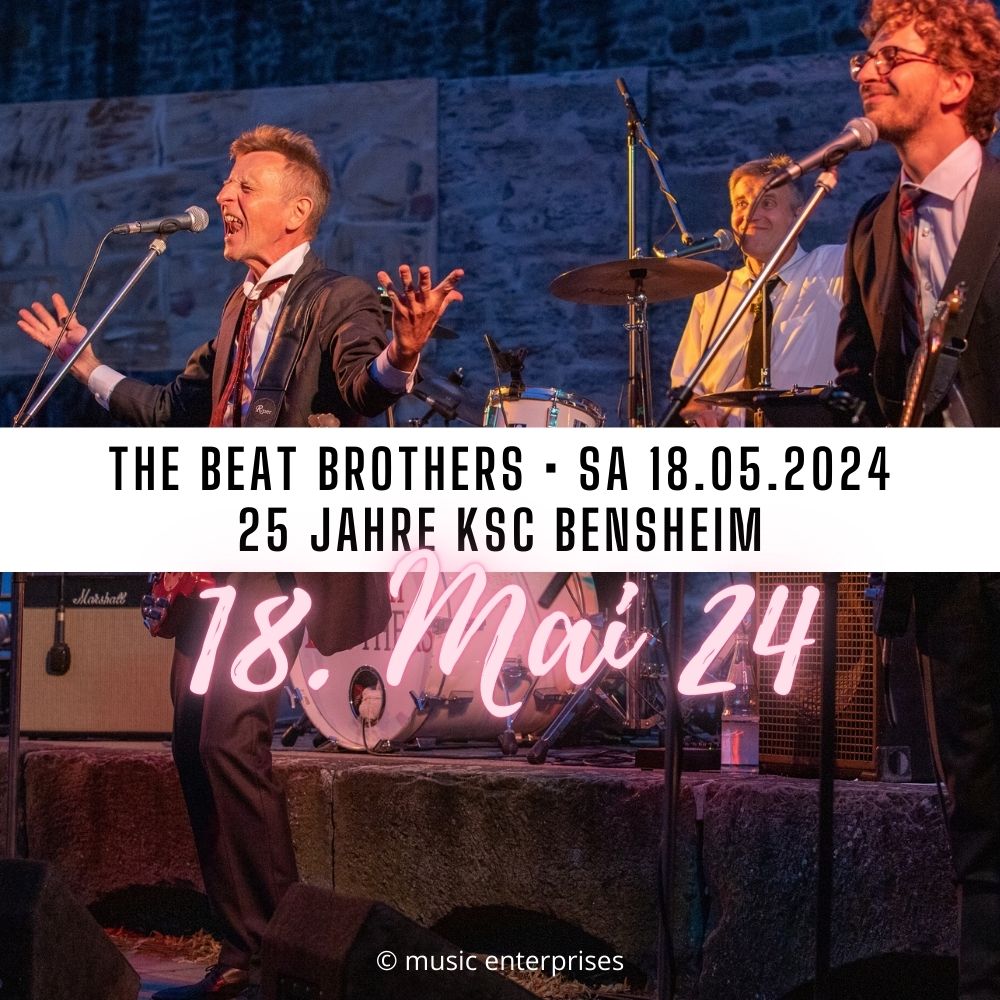 The Beat Brothers am 18. Mai in Bensheim