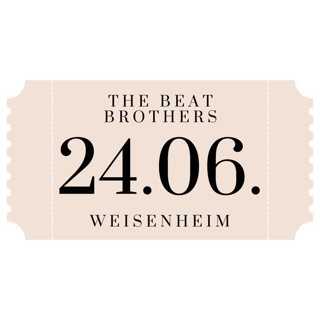 Montag, 24.06.2024 • The Beat Brothers • Wein und Musik unter den Linden • Weisenheim am Sand