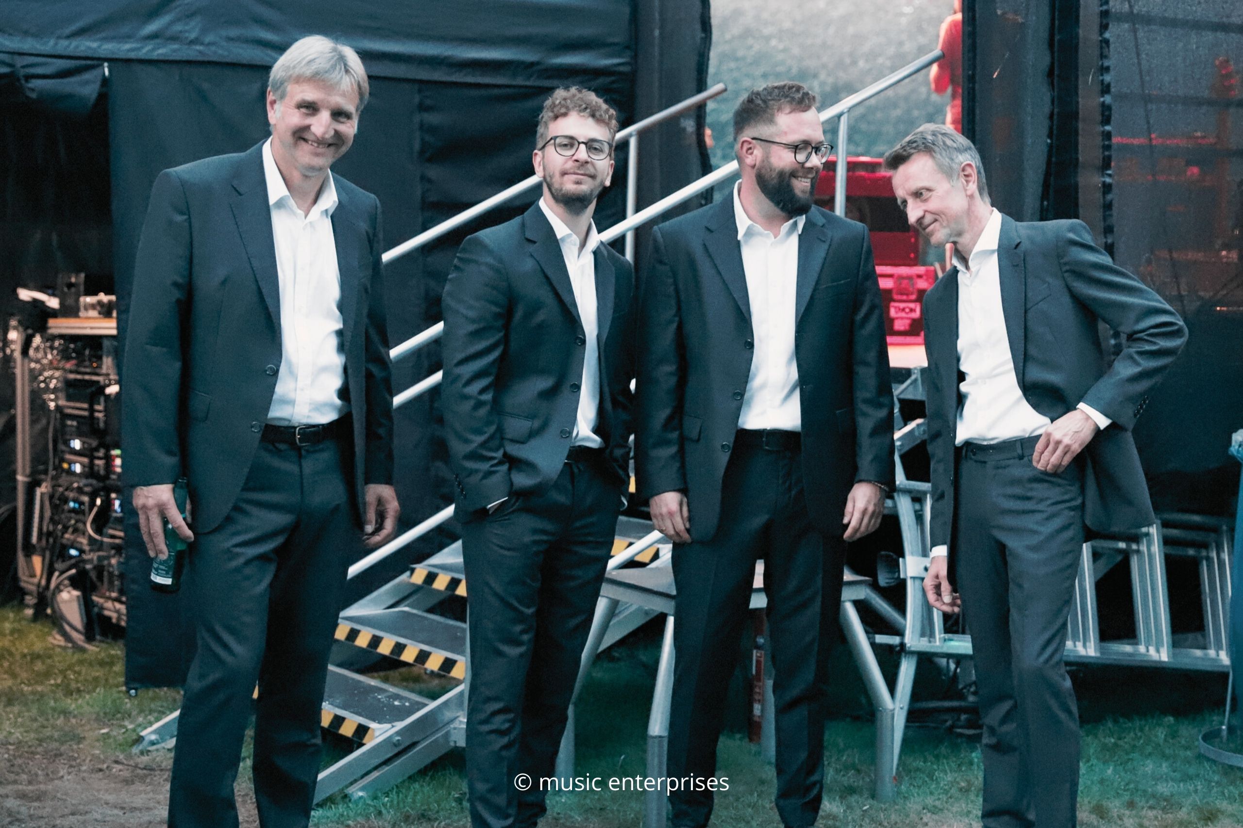 The Beat Brothers - auch Backstage bestens gelaunt