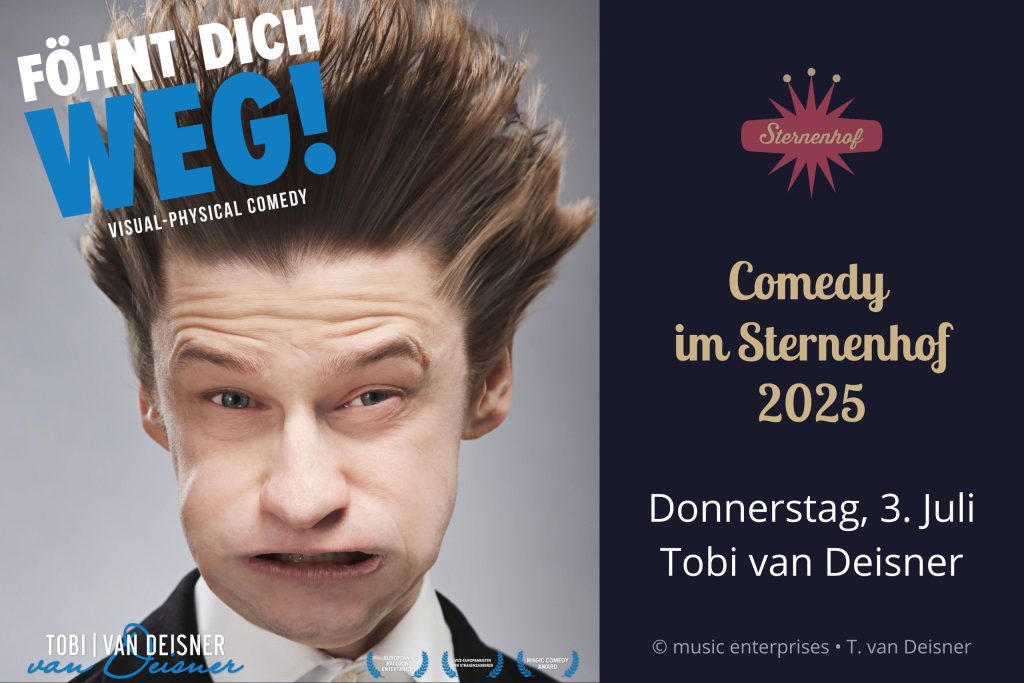 Comedy im Sternenhof am 3. Juli 2025