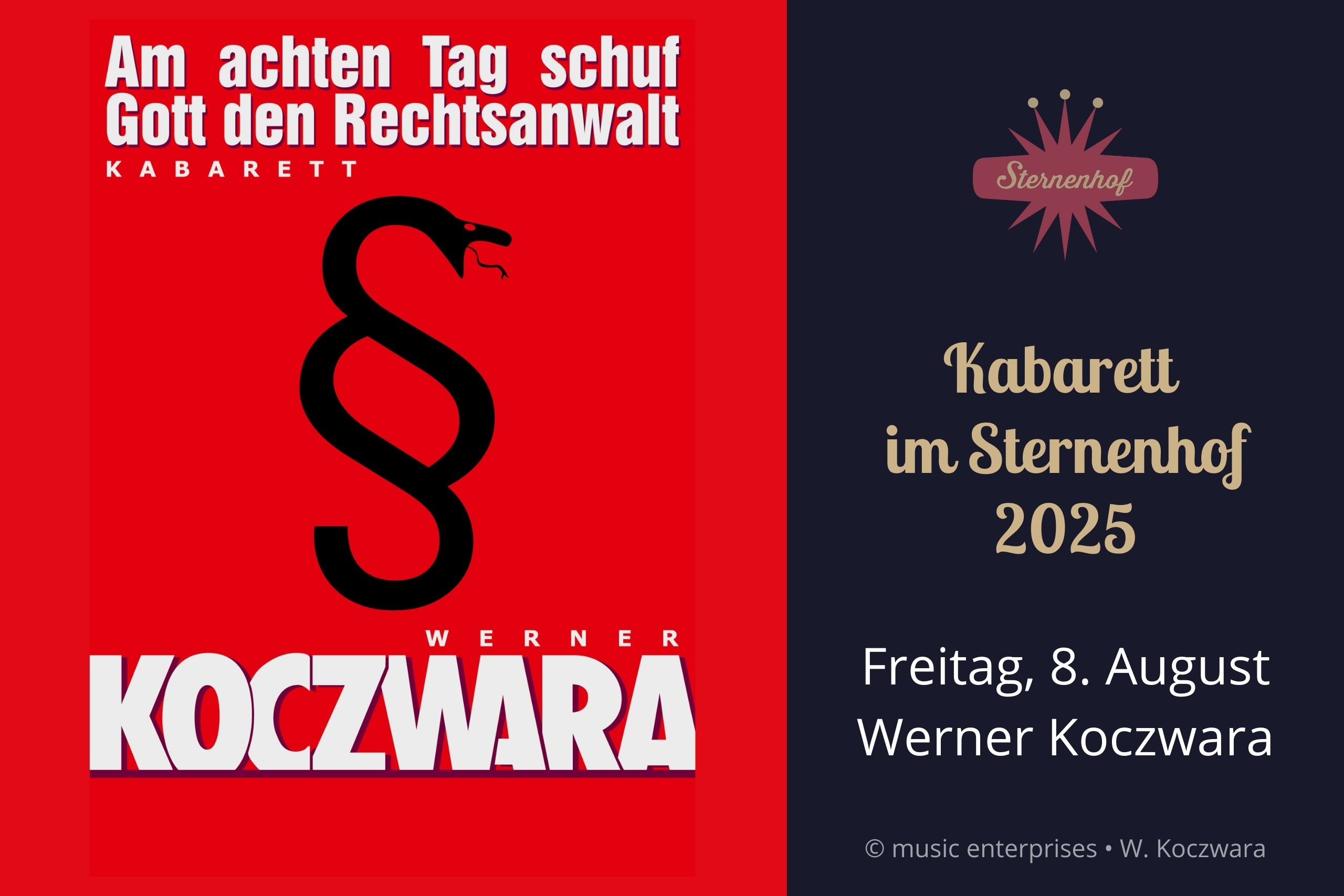 Kabarett im Sternenhof 2025