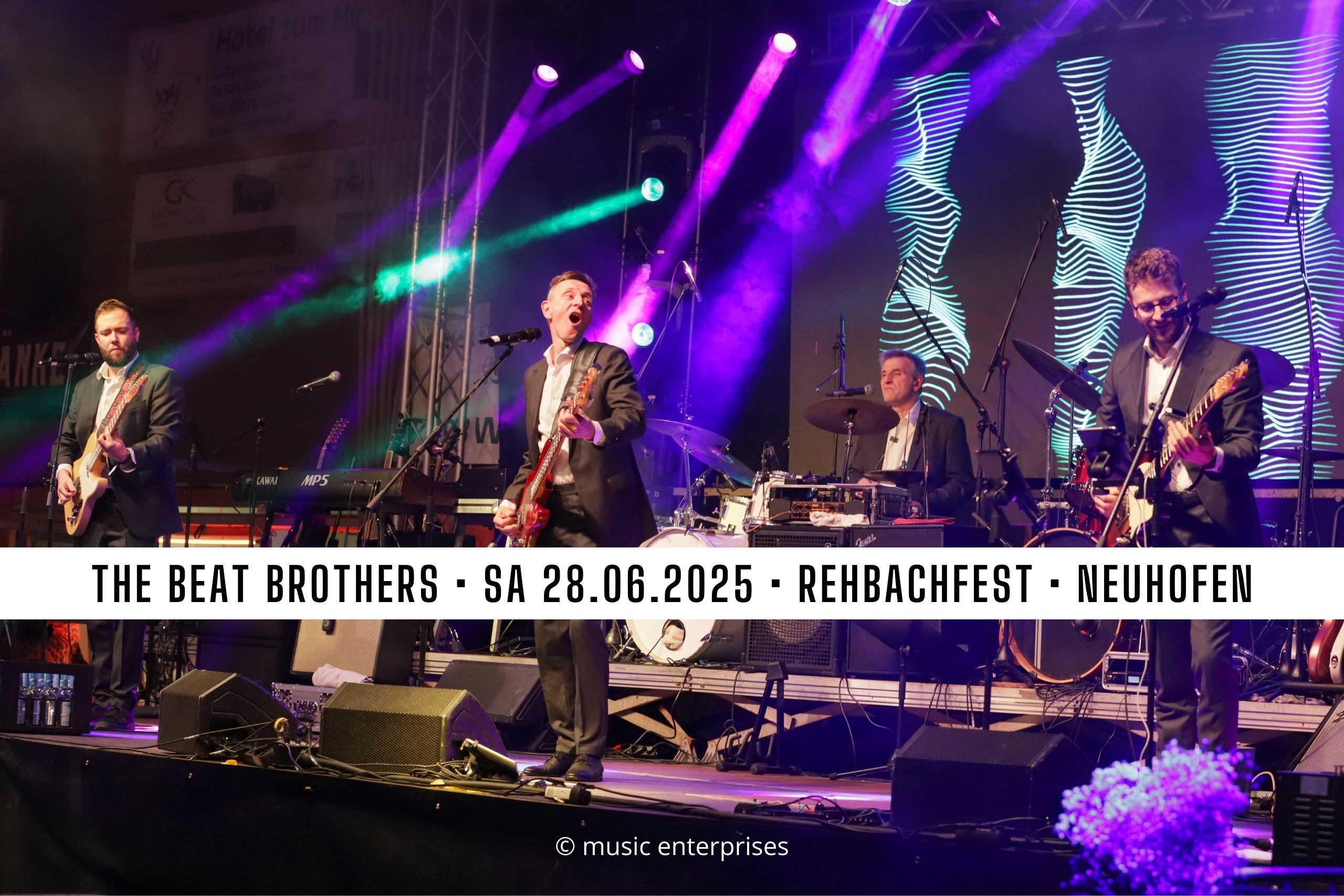 The Beat Brothers live beim Rehbachfest 2025